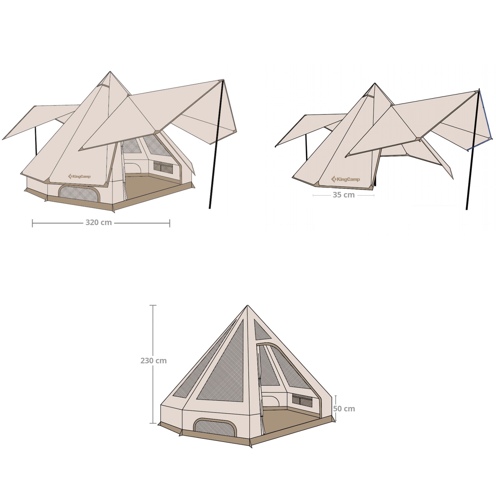 Tent Genghis 320 Light
