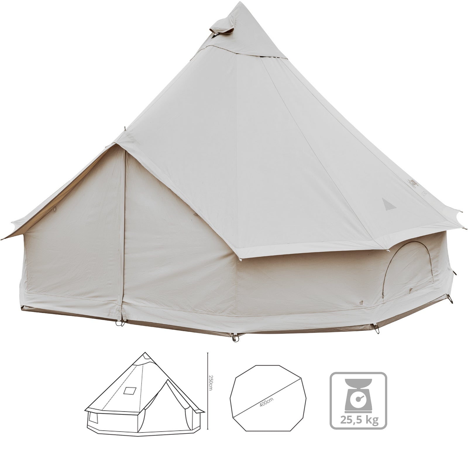 Cotton tent Khan 400 C