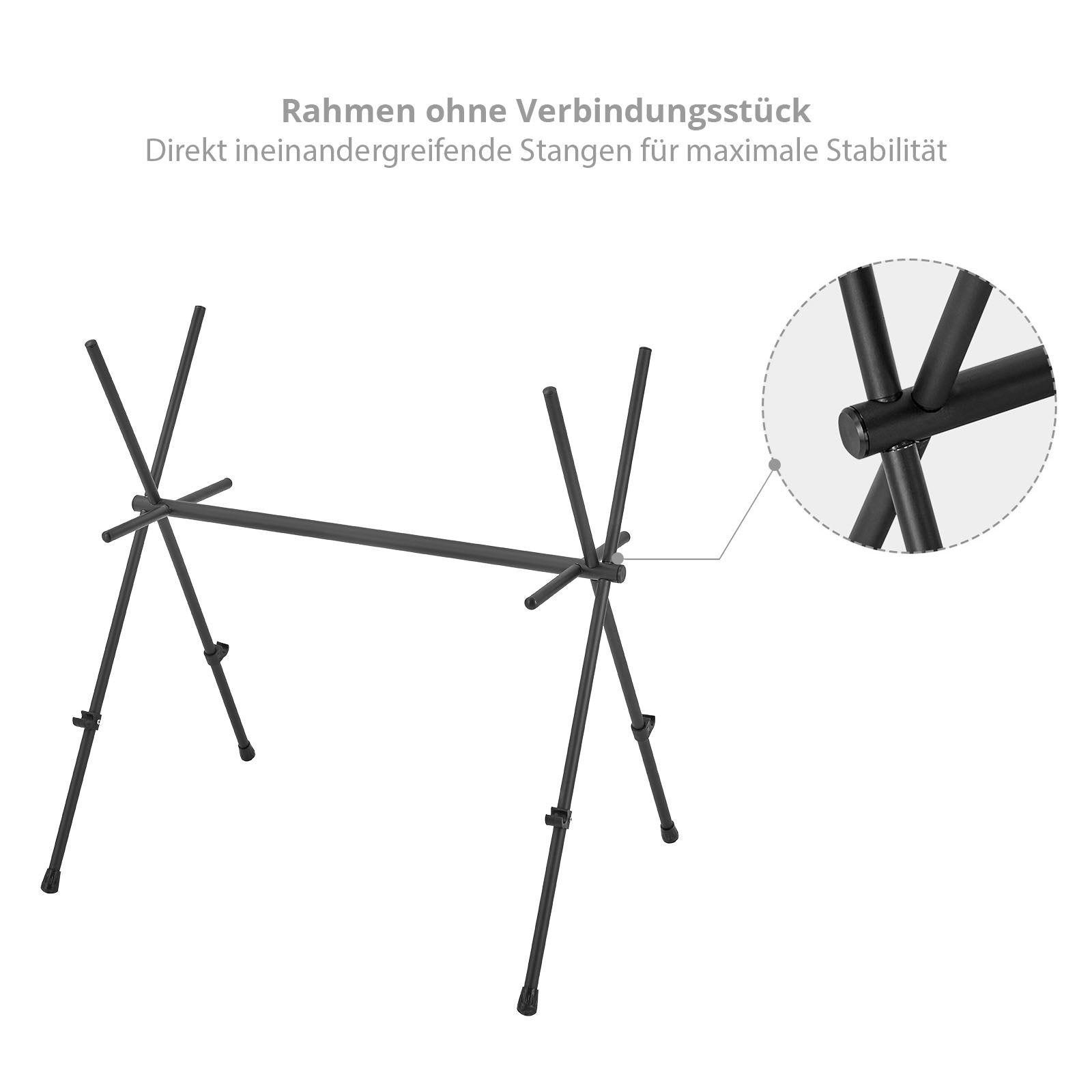 Folding table Bamboo Shelf Sahle