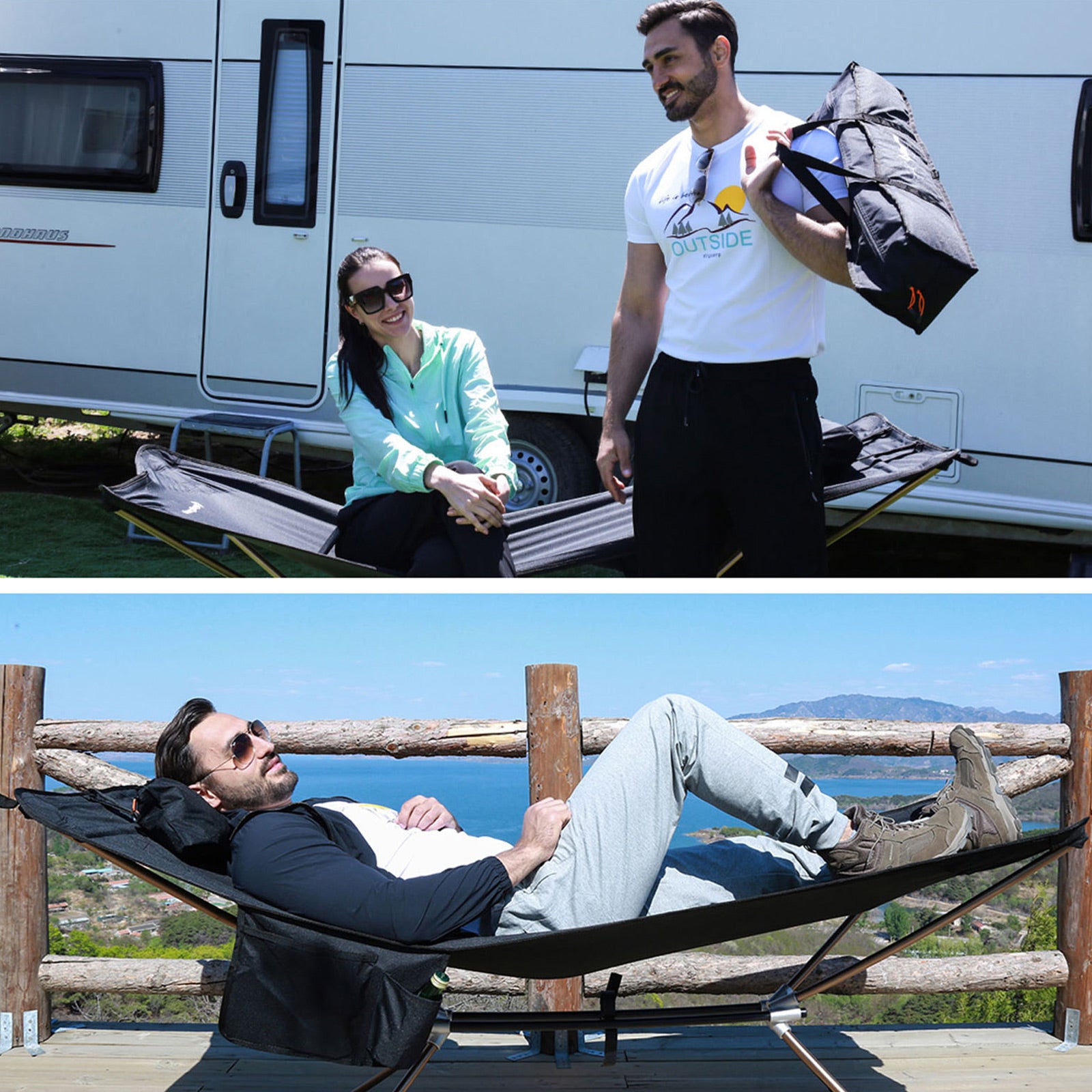 Ultralight Skycot camp bed