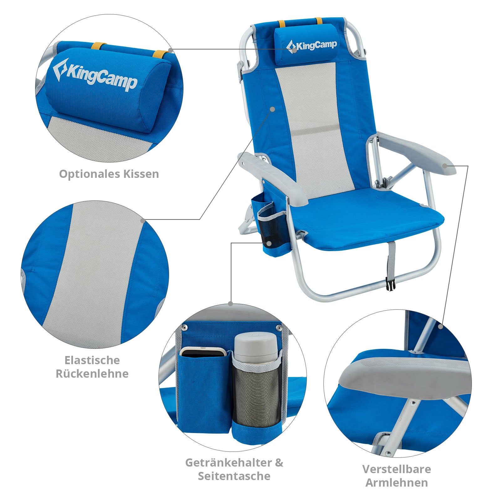 Camping chair Lilac