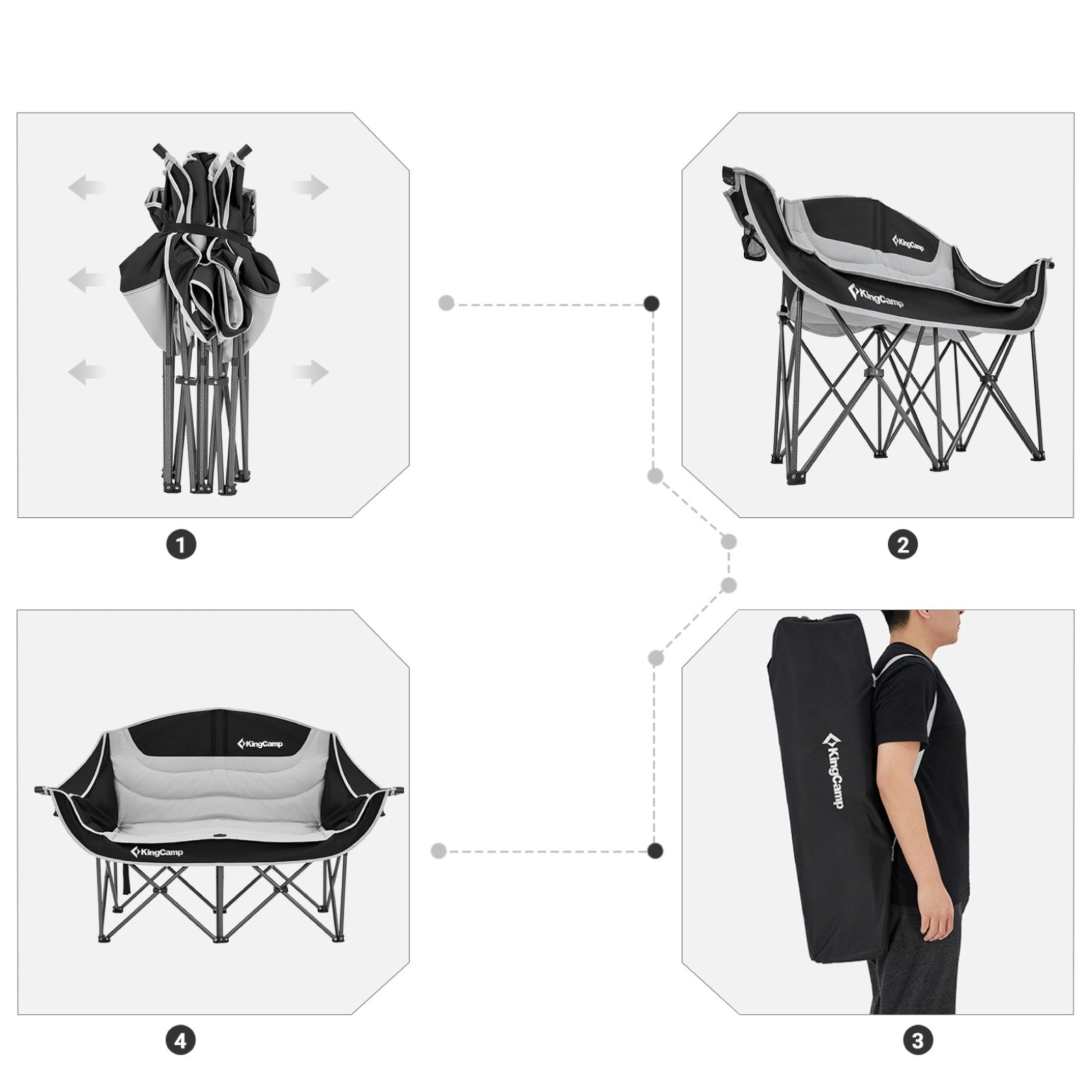 Camping chair Duo Deluxe