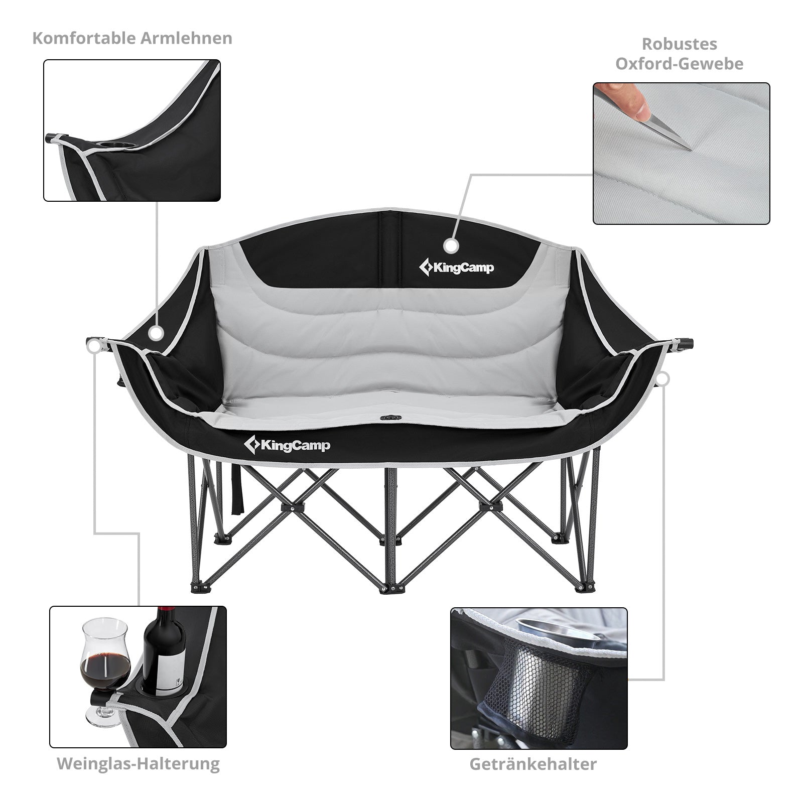 Camping chair Duo Deluxe
