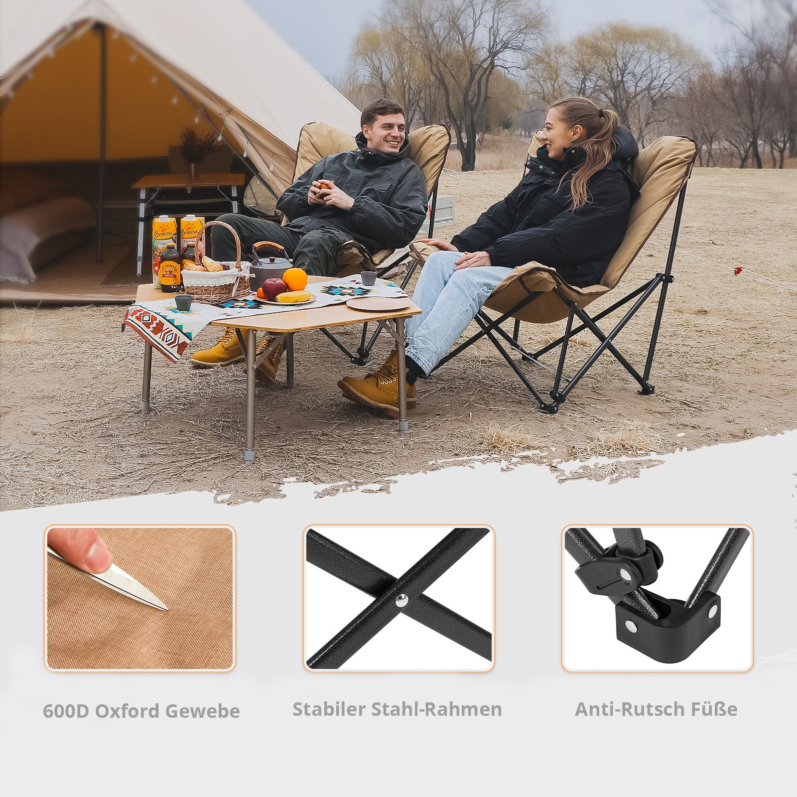 Lindon Relax camping chair