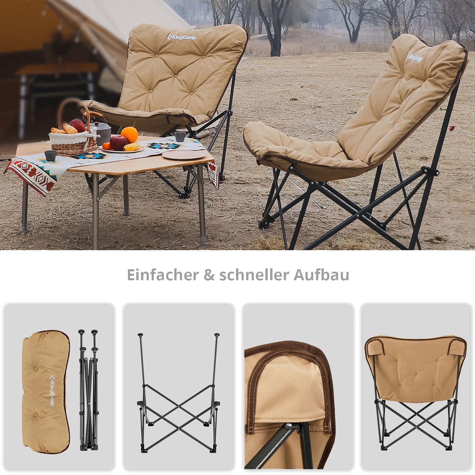 Lindon Relax camping chair