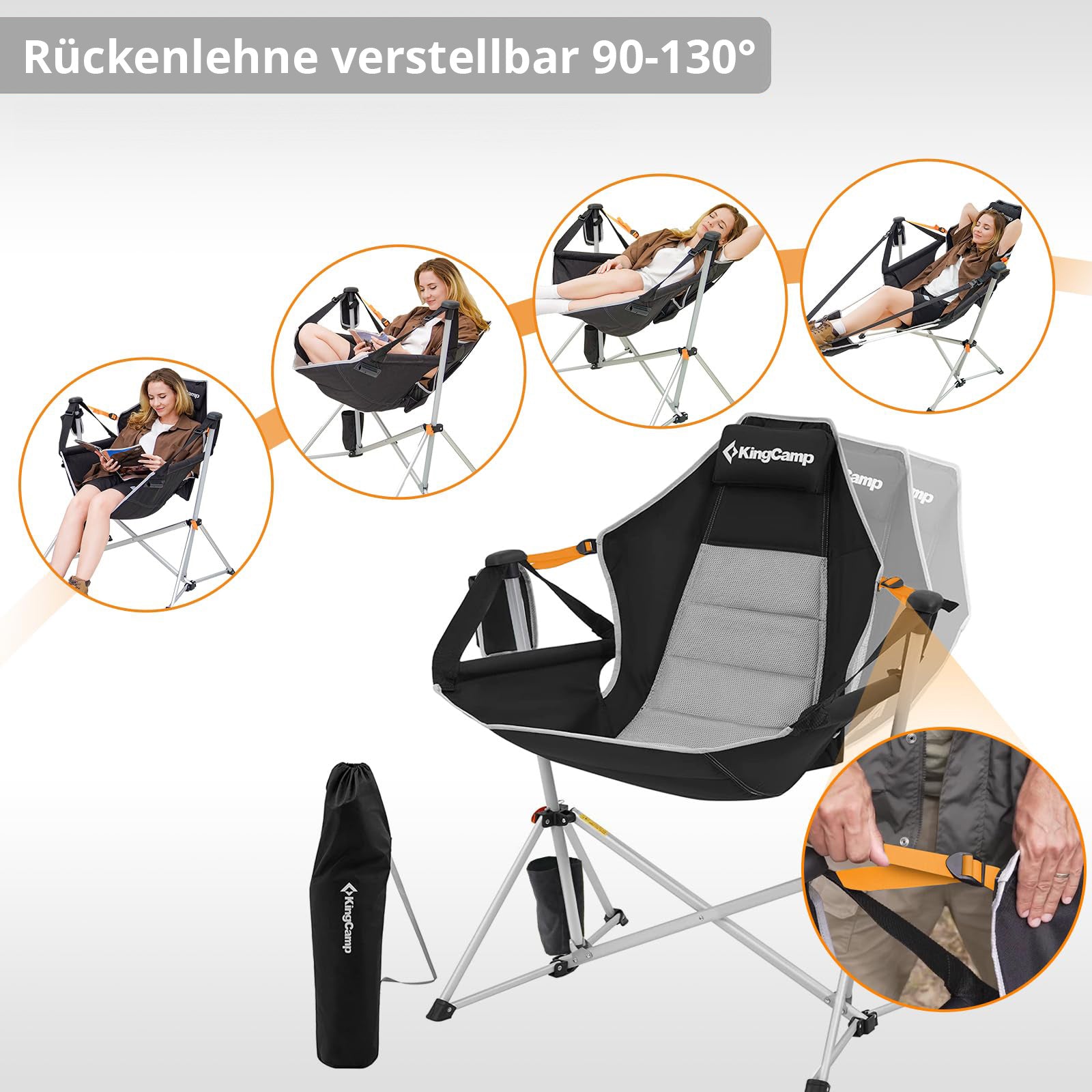 Camping chair Orchid Rocking Chair Deluxe