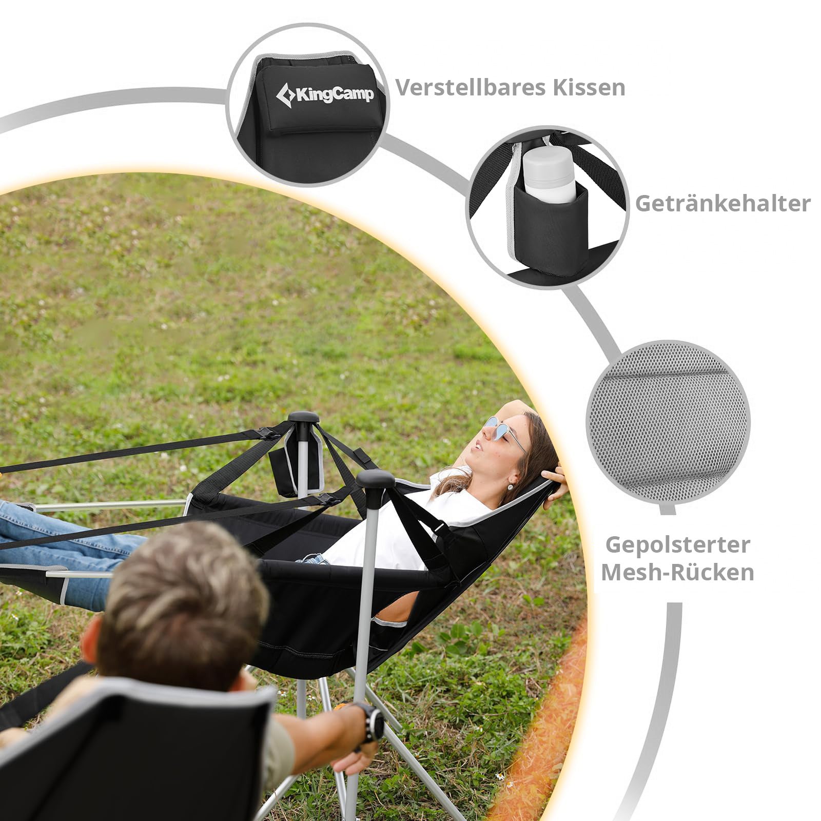 Camping chair Orchid Rocking Chair Deluxe