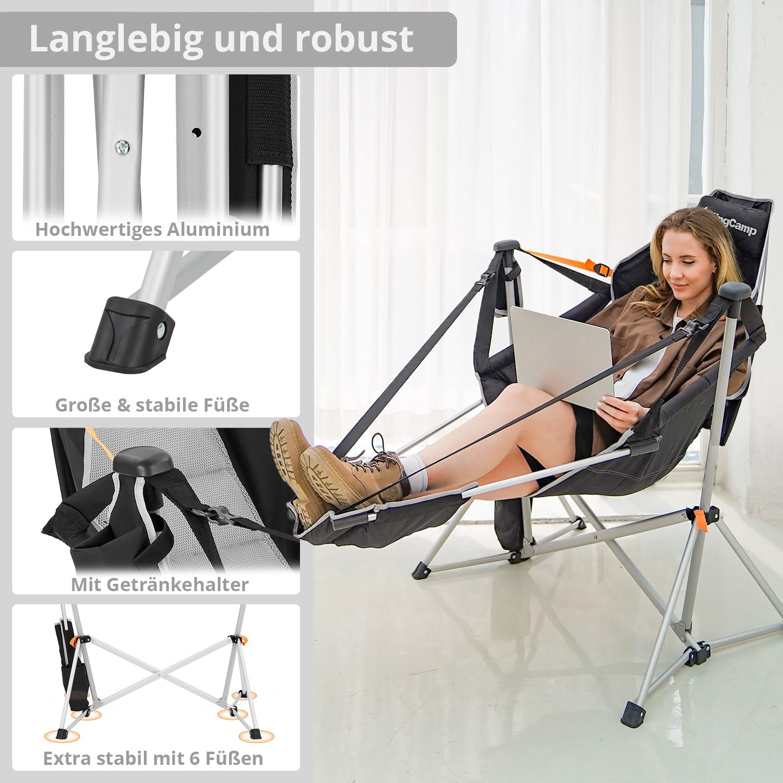 Camping chair Orchid Rocking Chair Deluxe