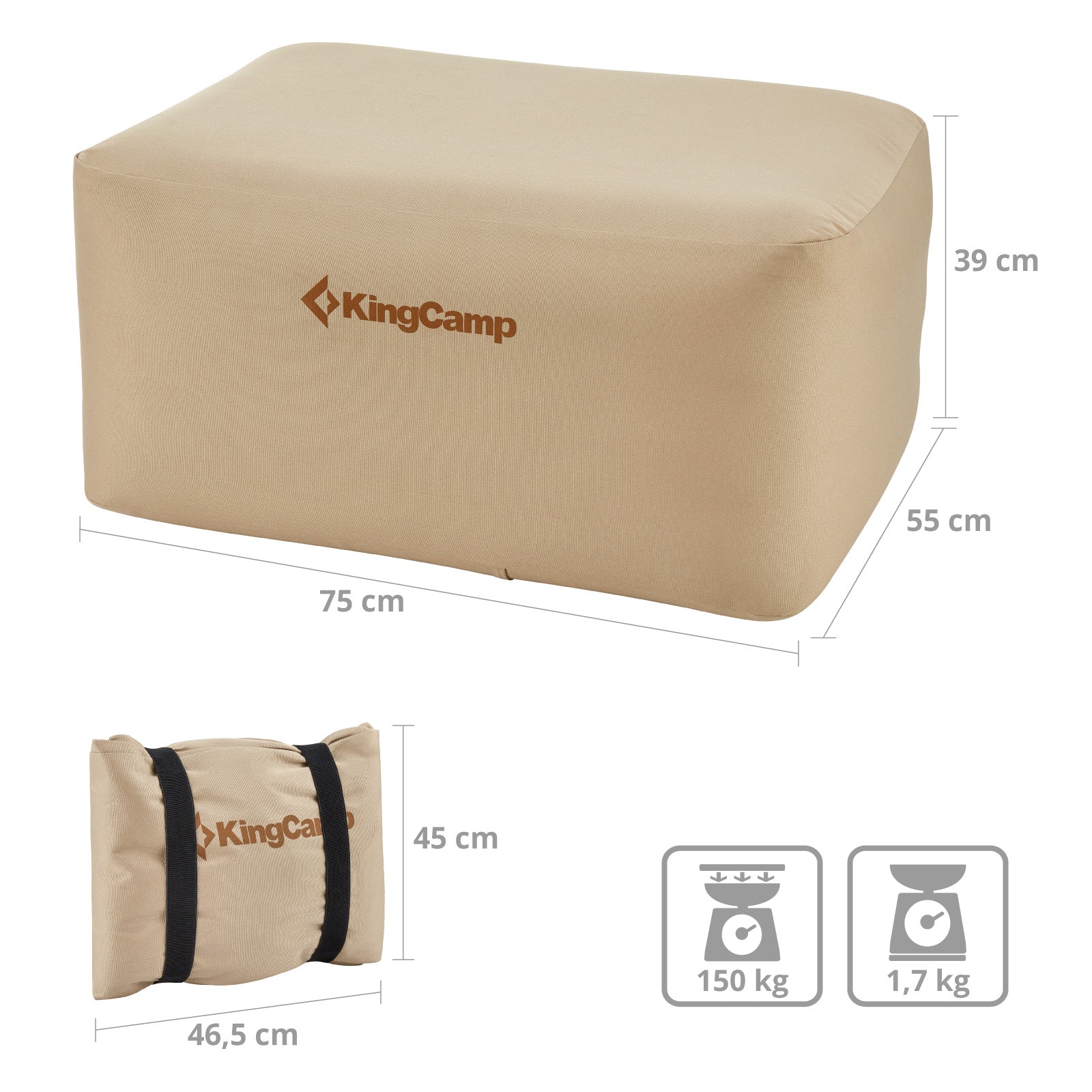 Air Cube camping seat