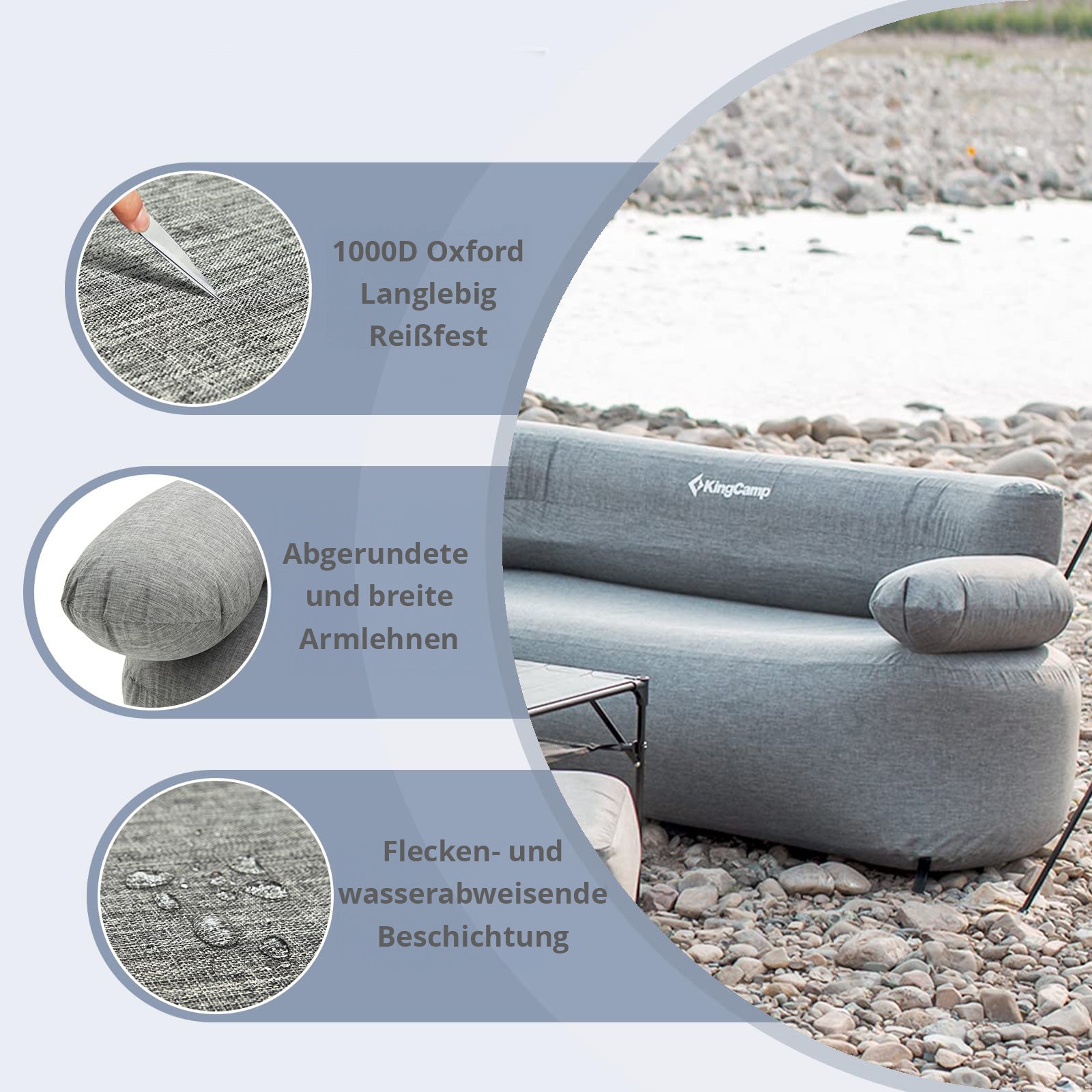 Camping couch Air Sofa Granite