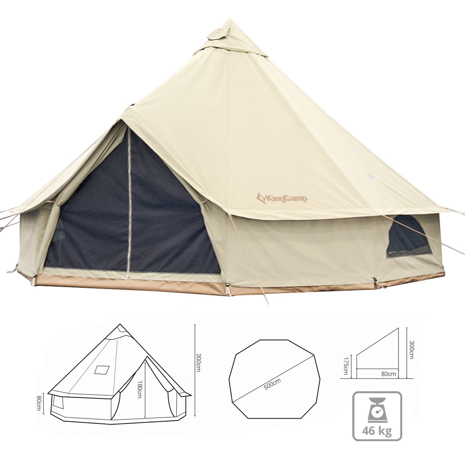 Cotton tent Khan 500