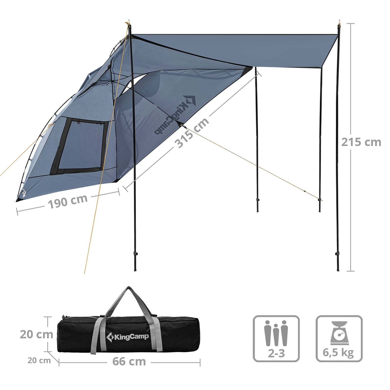 Compass plus awning