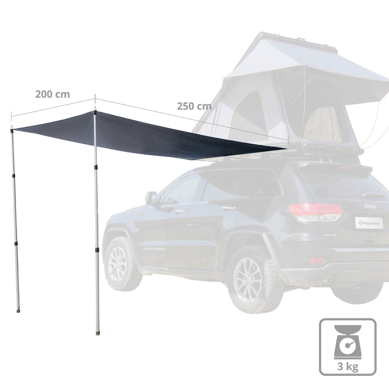 Rooftop Tarp grau