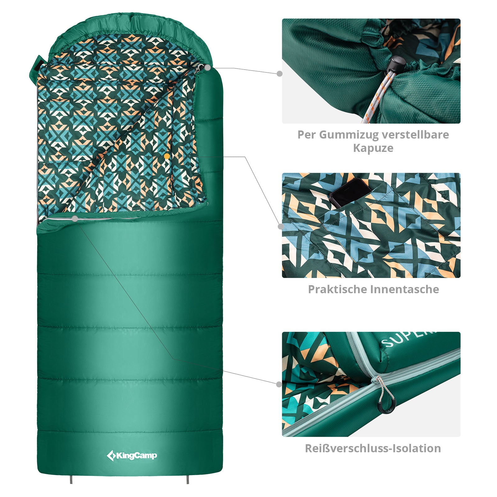 Mummie-slaapzak Superior 300 XL 