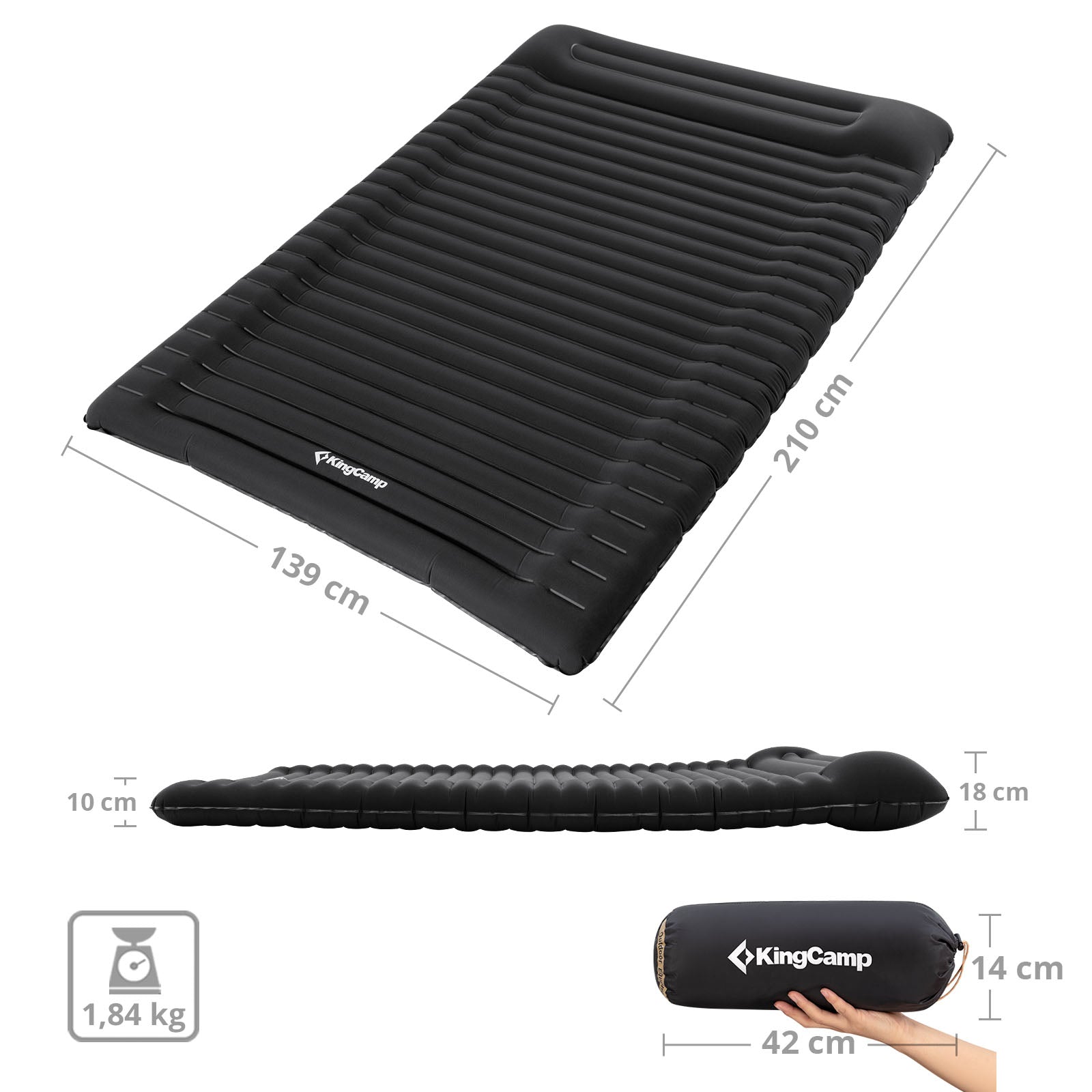 Comfort Deluxe Double air bed