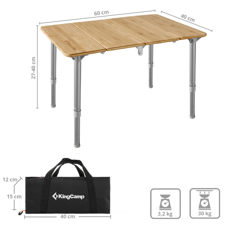 Folding table Bamboo Table XS