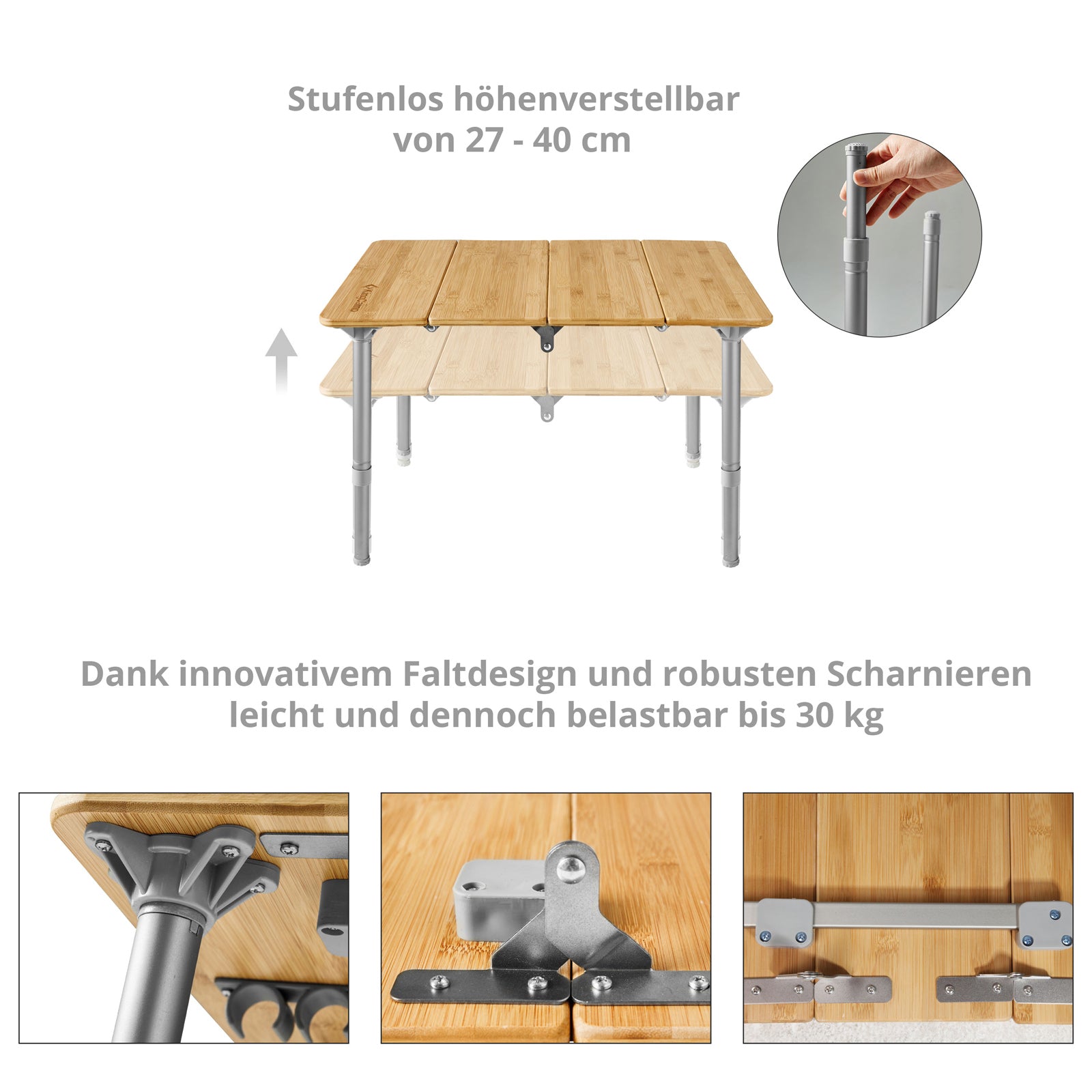 Folding table Bamboo Table XS