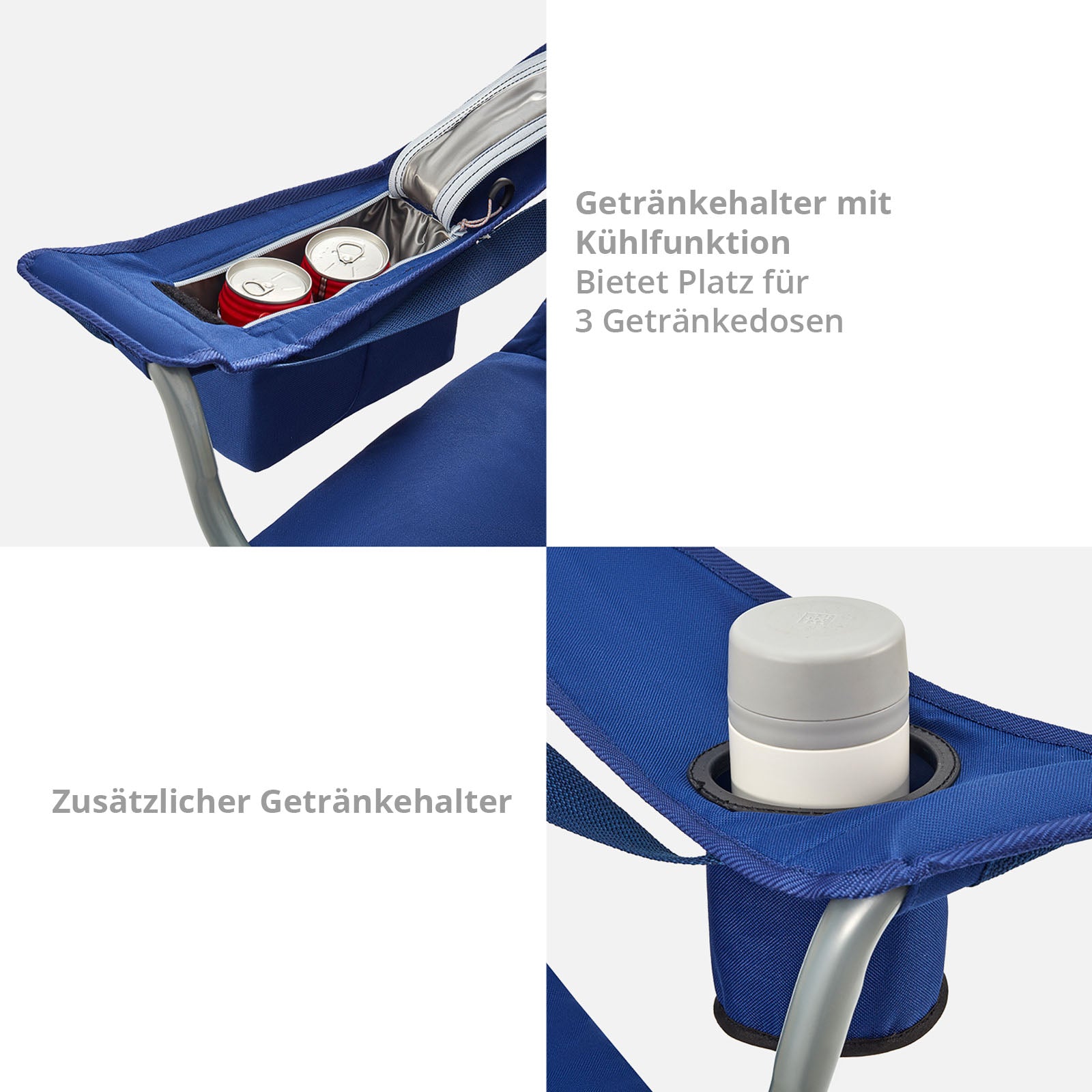 Chaise de camping de luxe
