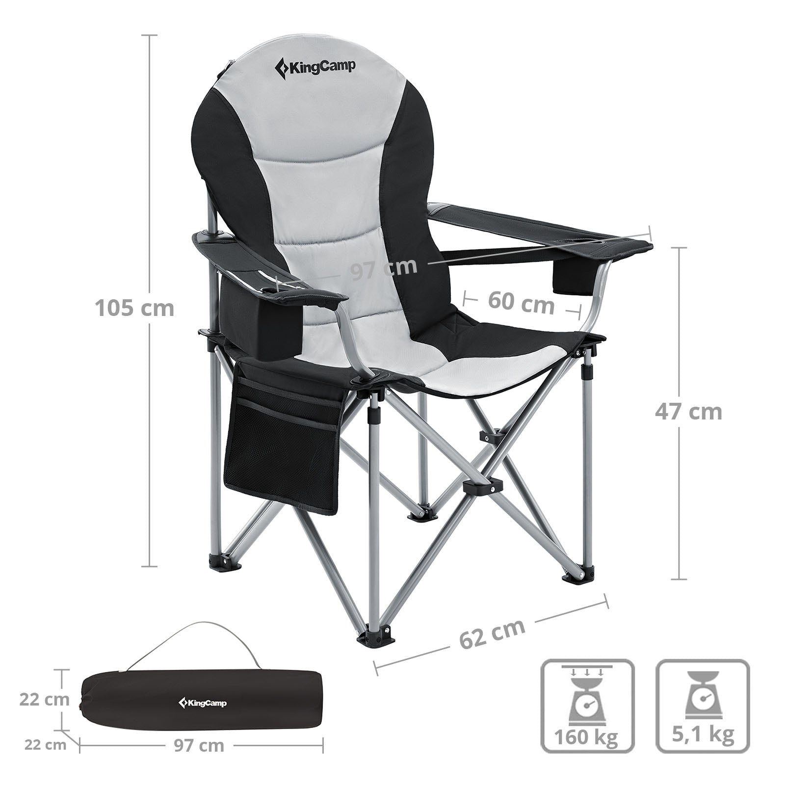 Deluxe camping chair