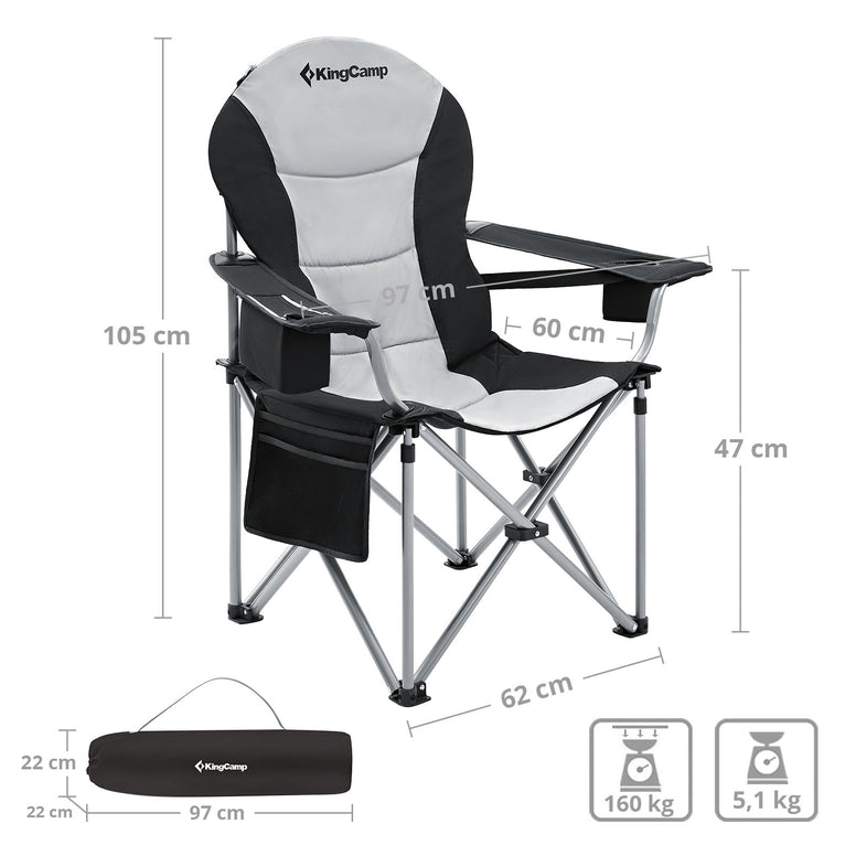 Chaise de camping de luxe
