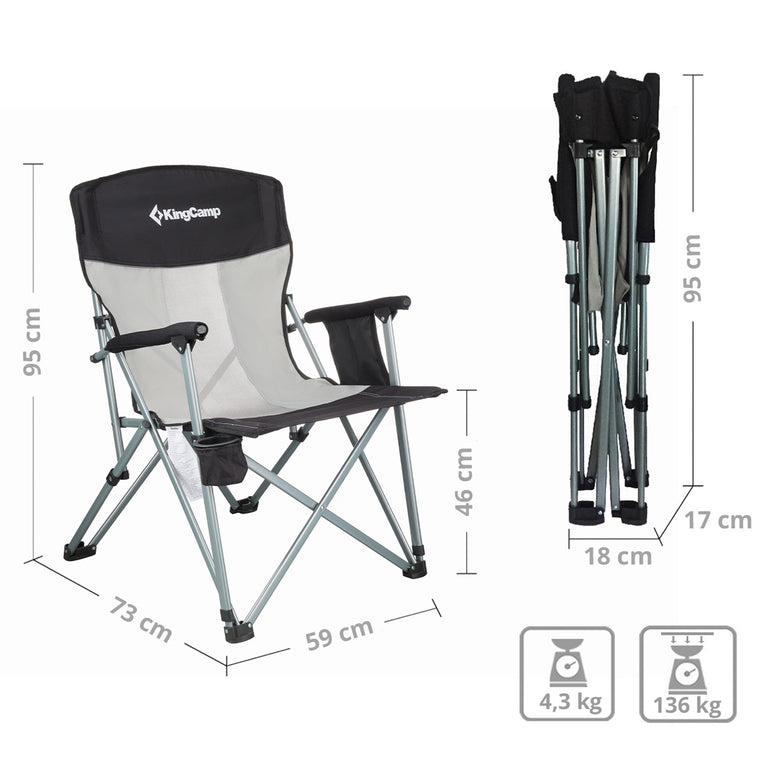 Camping Chair Hard Armrest Chair