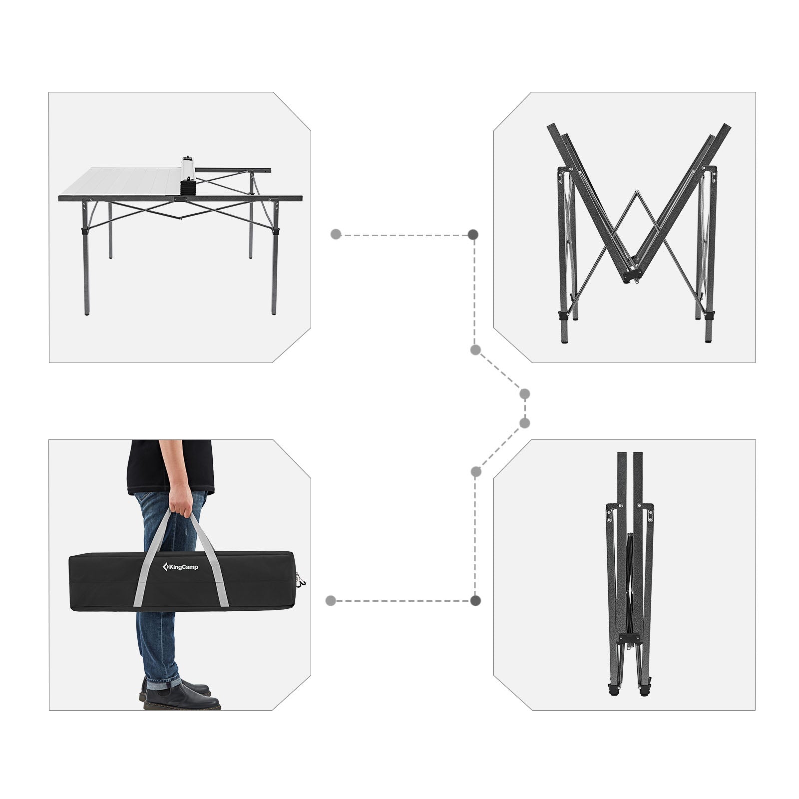 Granite rolling table