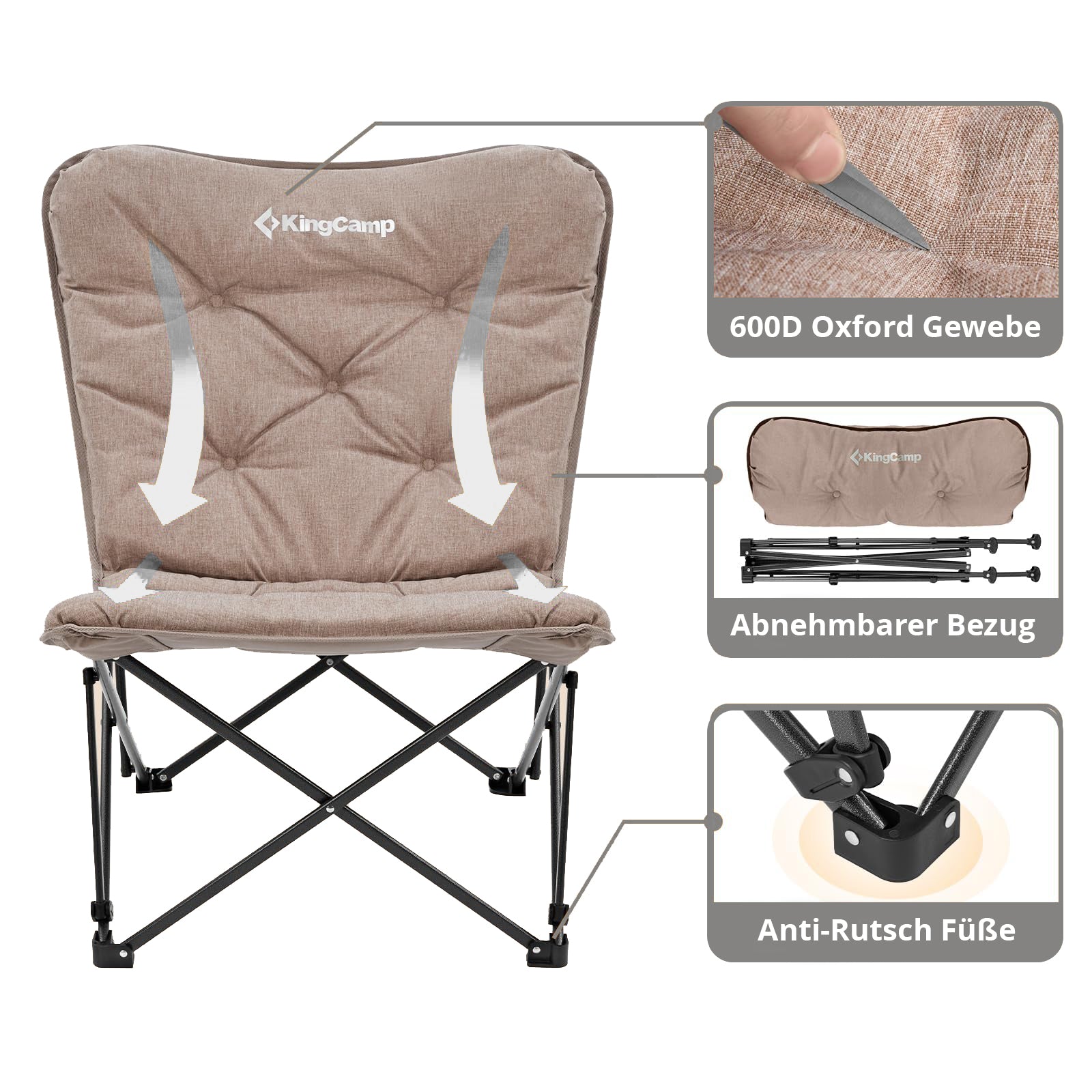 Lindon Relax camping chair