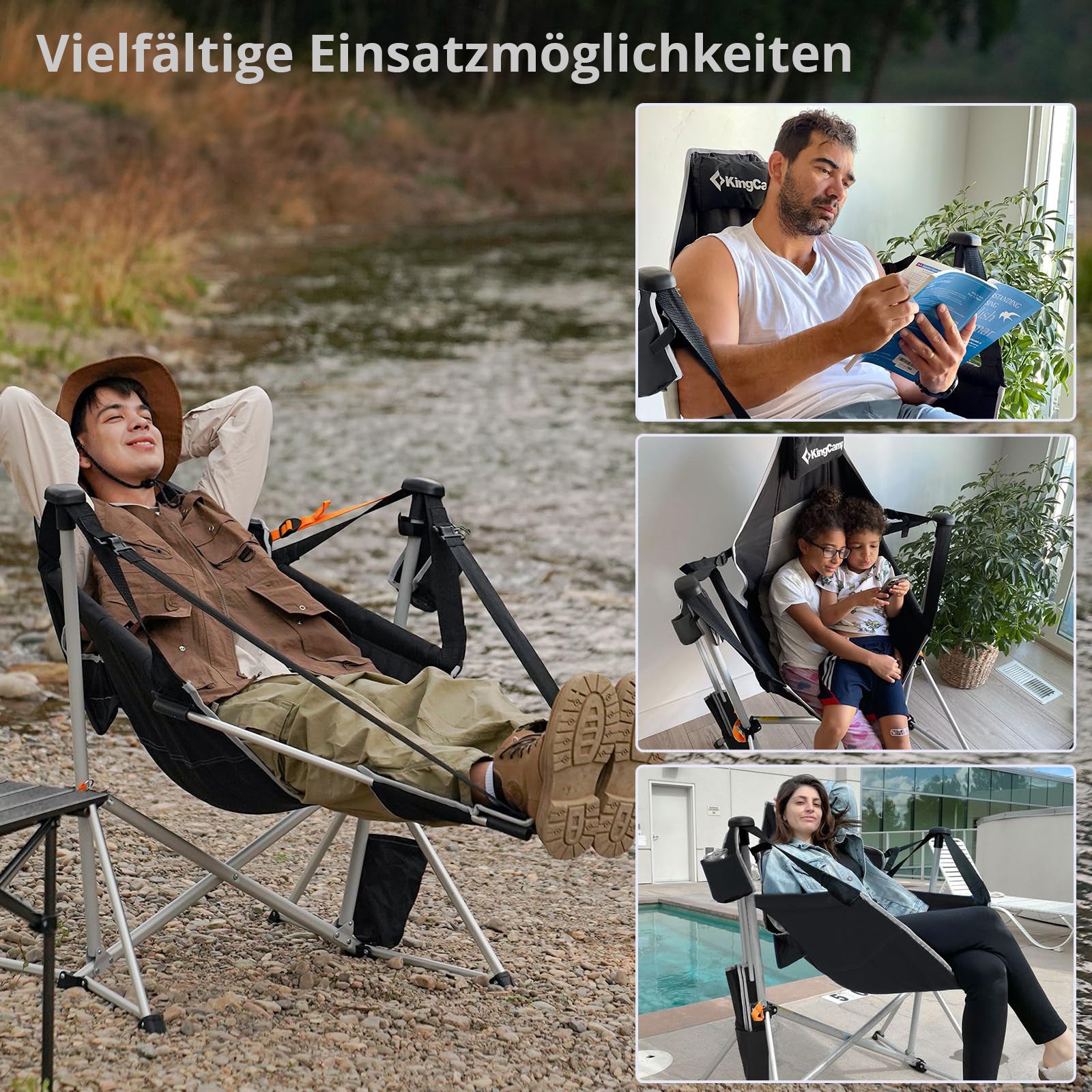Camping chair Orchid Rocking Chair Deluxe