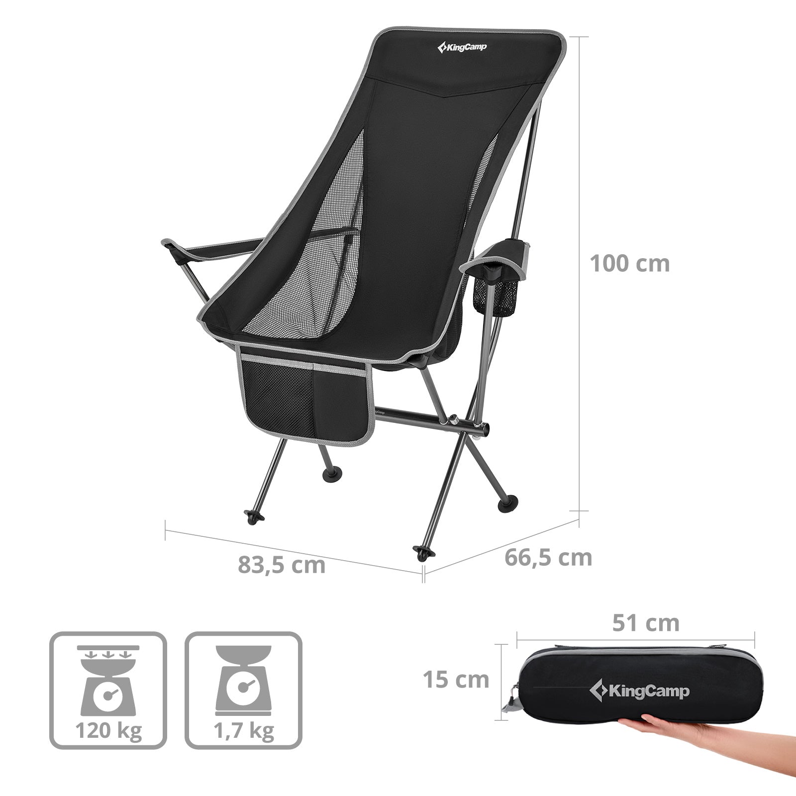 Cataby Deluxe camping chair