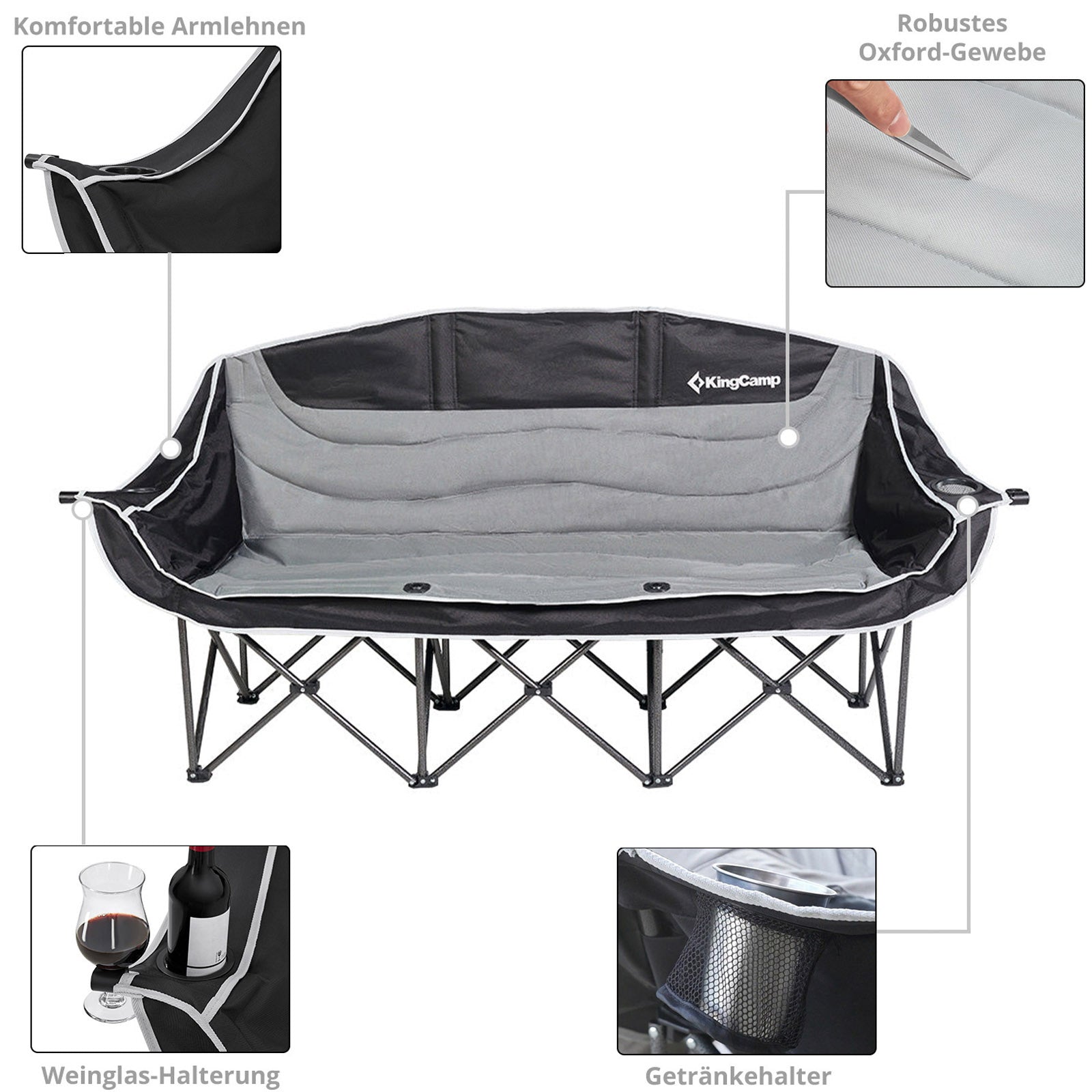 Camping chair Triple Deluxe
