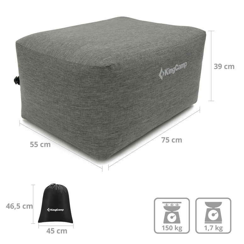 Camping seat Air Cube Granite