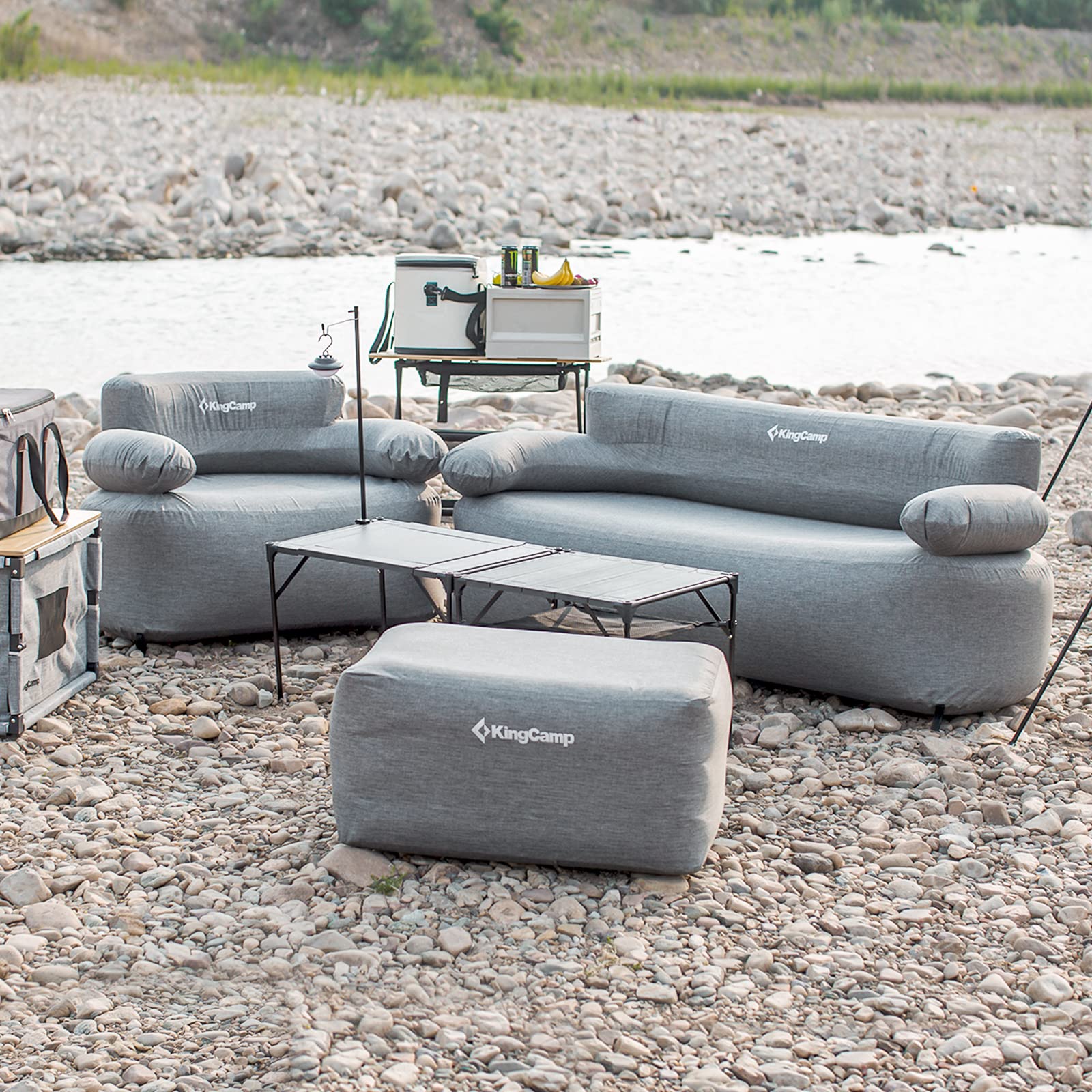 Camping seat Air Cube Granite