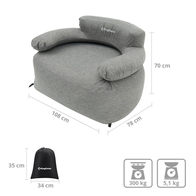 Air Lounger Granite camping chair