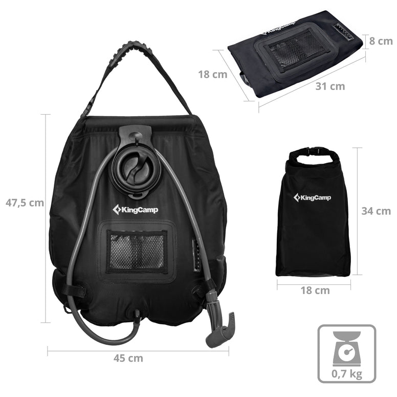 Douche de camping Douche solaire Outback