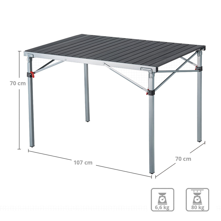Compact opvouwbare tafel 
